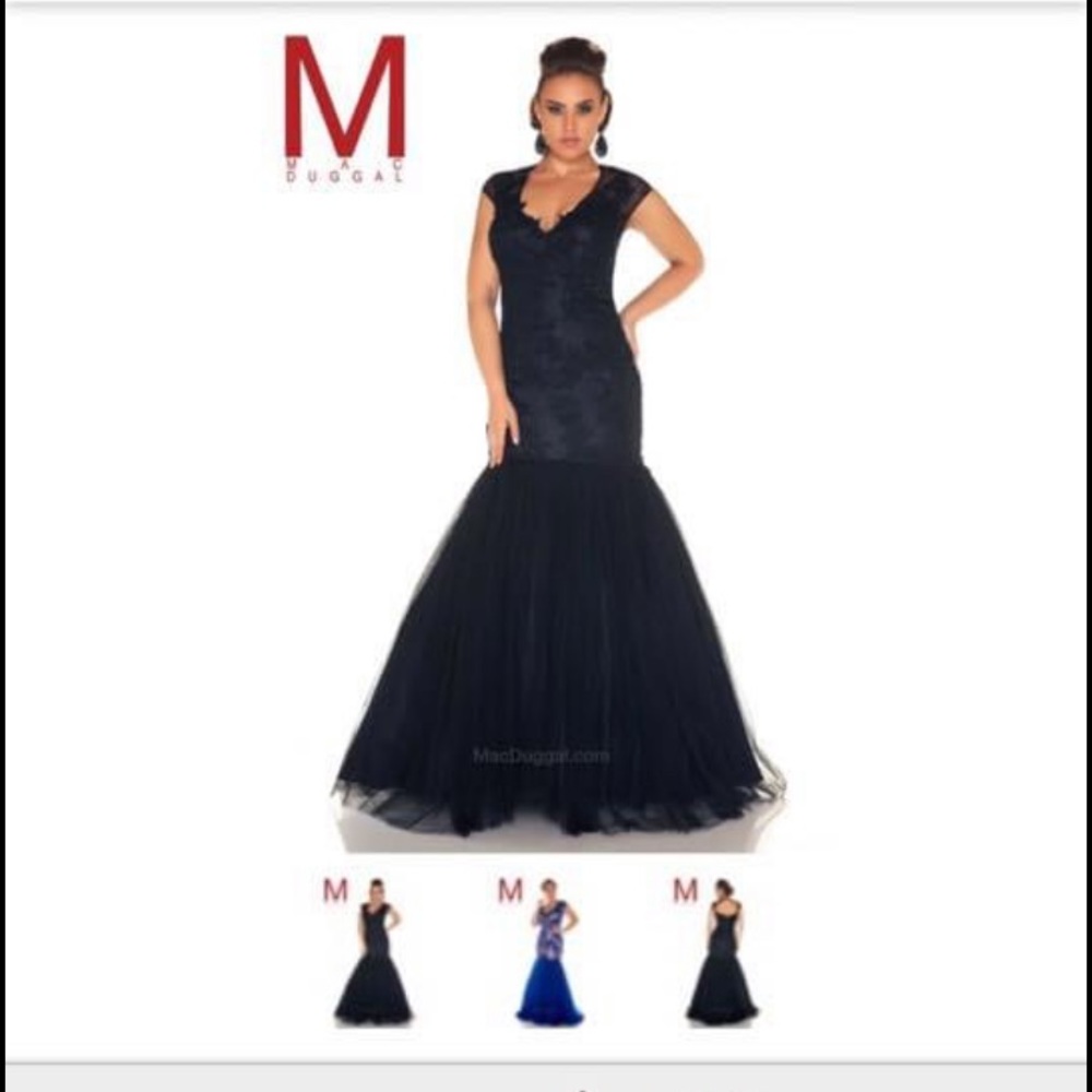 COPY - Size 14 Mac Duggal gown only seen a stage once.